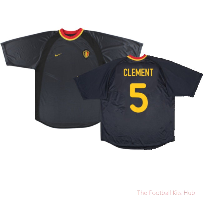 Belgium 2000-02 Away Shirt (XL) (Very Good) (Clement 5)