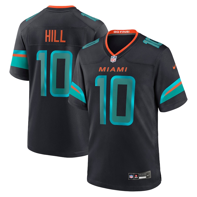 None Tyreek Hill Team Captain MIA Dolphins Premium Jersey Football App