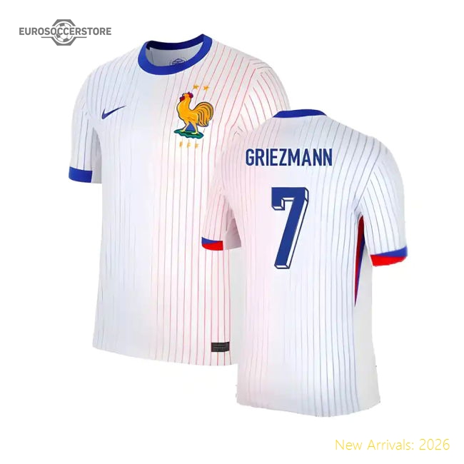France 2024-2025 Away Shirt - Authentic Climalite Breathability