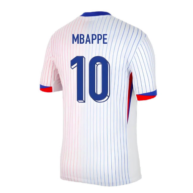 Mbappe 10 Replica Quality France Away Supporter Shirt (Adults) (1)