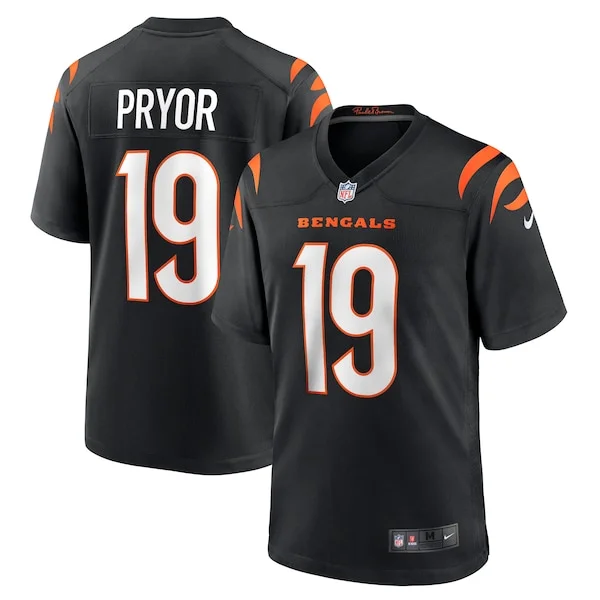 None Kendric Pryor Game Jersey - Black | NFL Player Jersey | NFL Footb