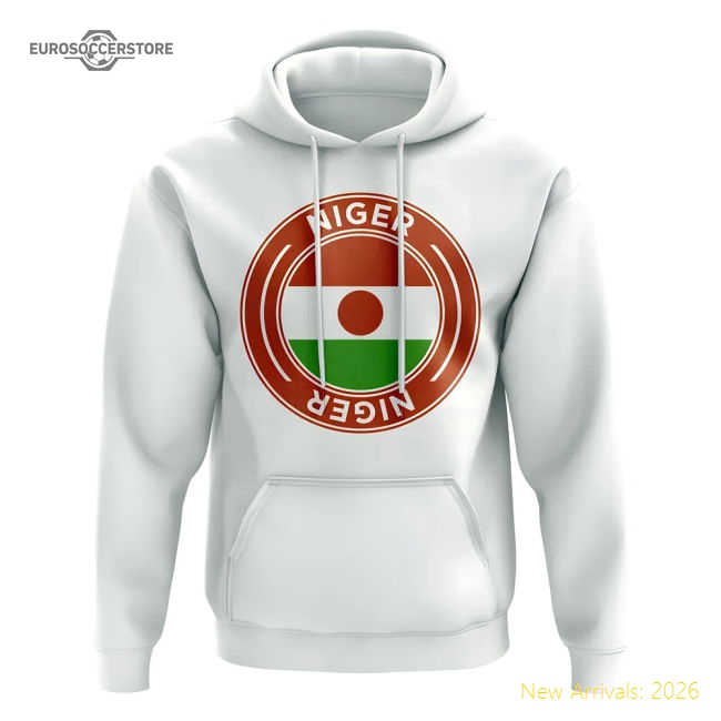 Niger Football Badge Hoodie (White)
