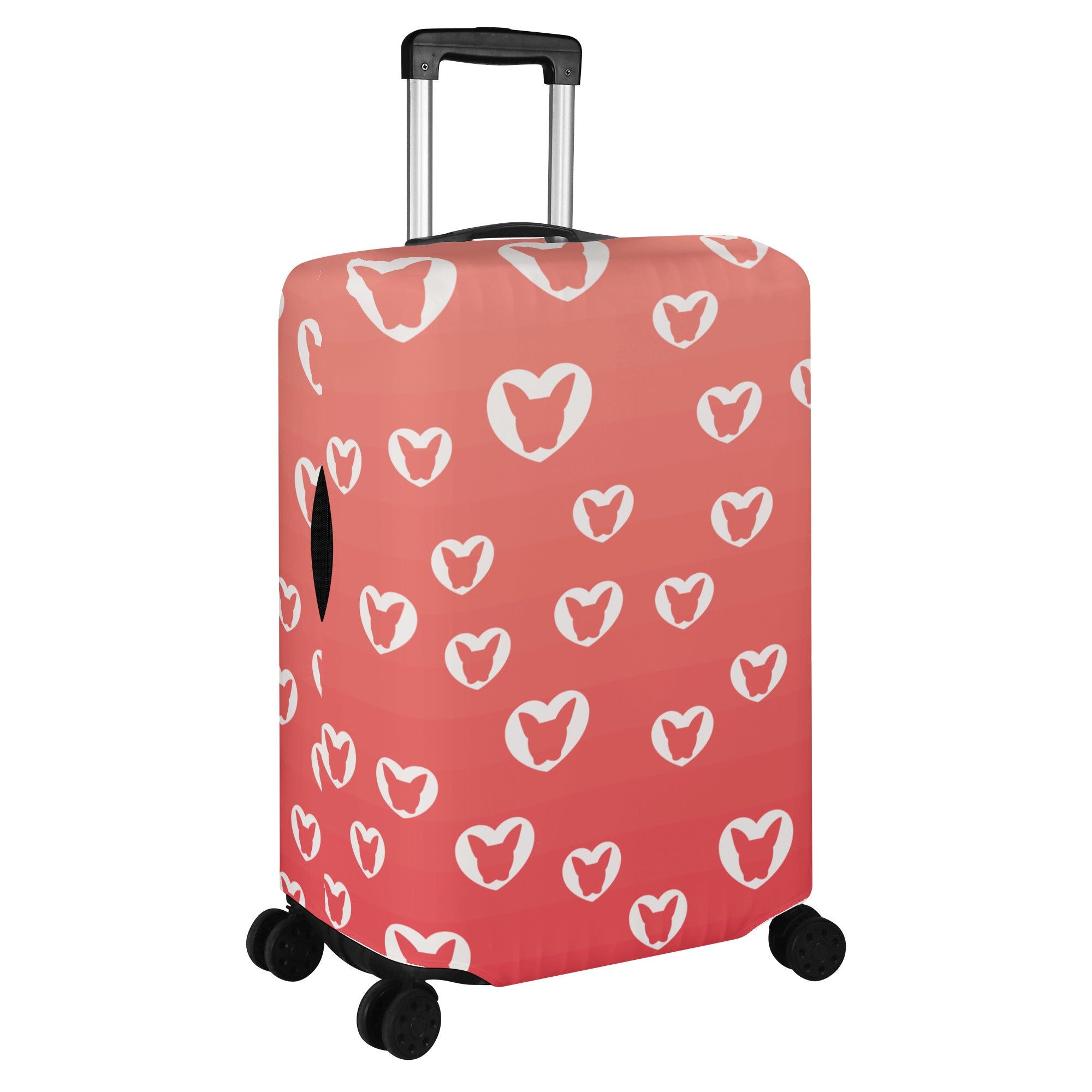 Chloe - Frenchie Luggage Cover For Boston Terrier Lovers Winter Wear