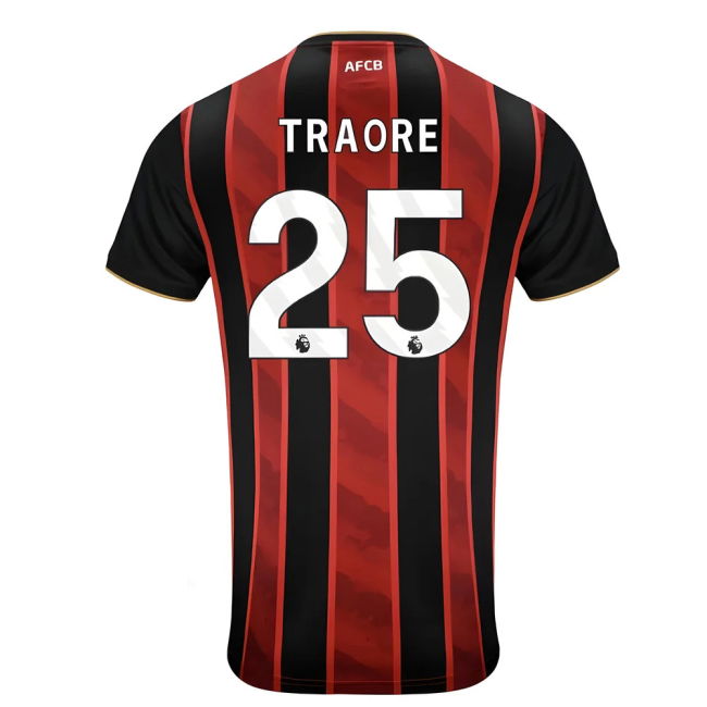 Official Licensed True Bournemouth Bournemouth Home Shirt Traore #...