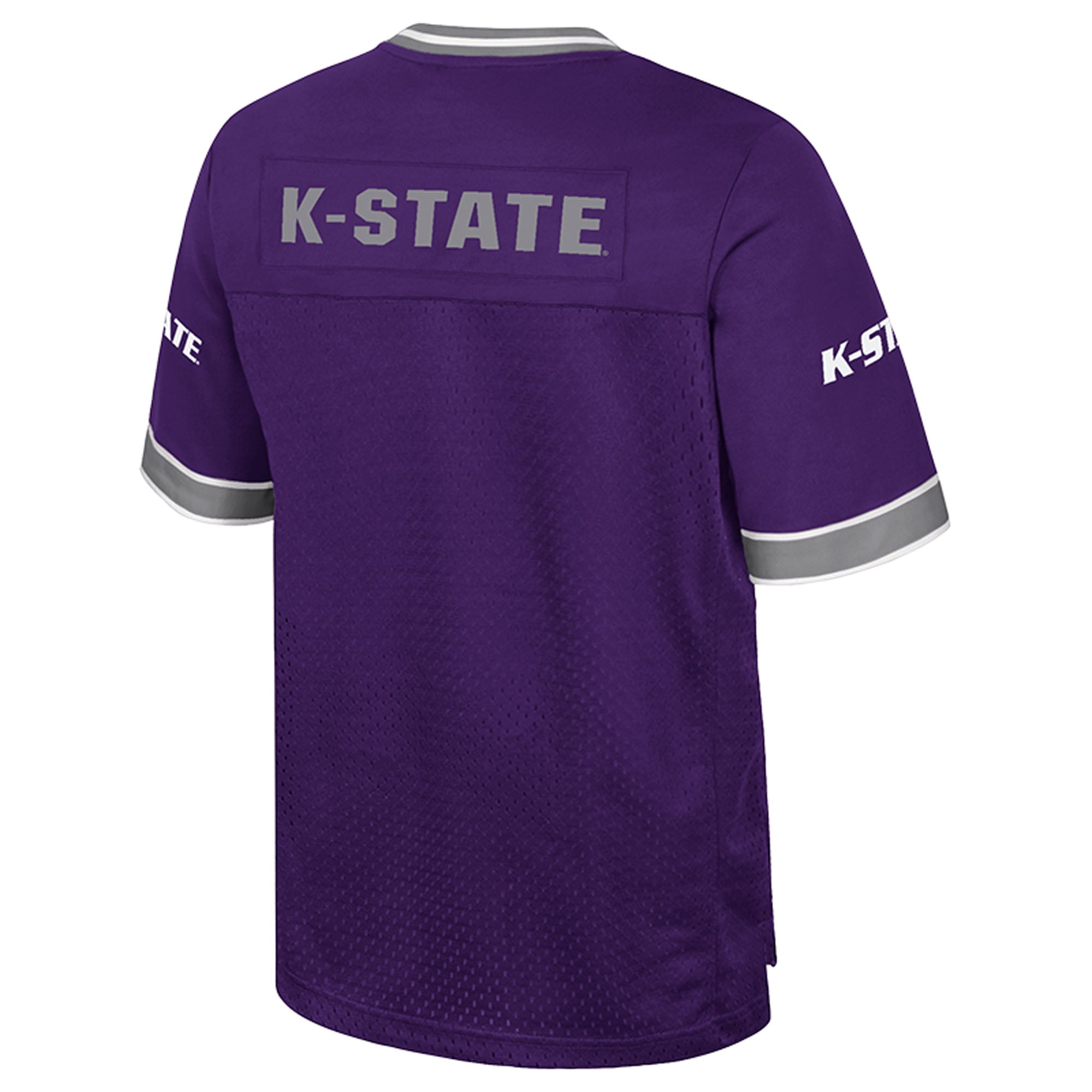 Men's Colosseum Purple Kansas State Wildcats Nothing But The Hits Football Jersey