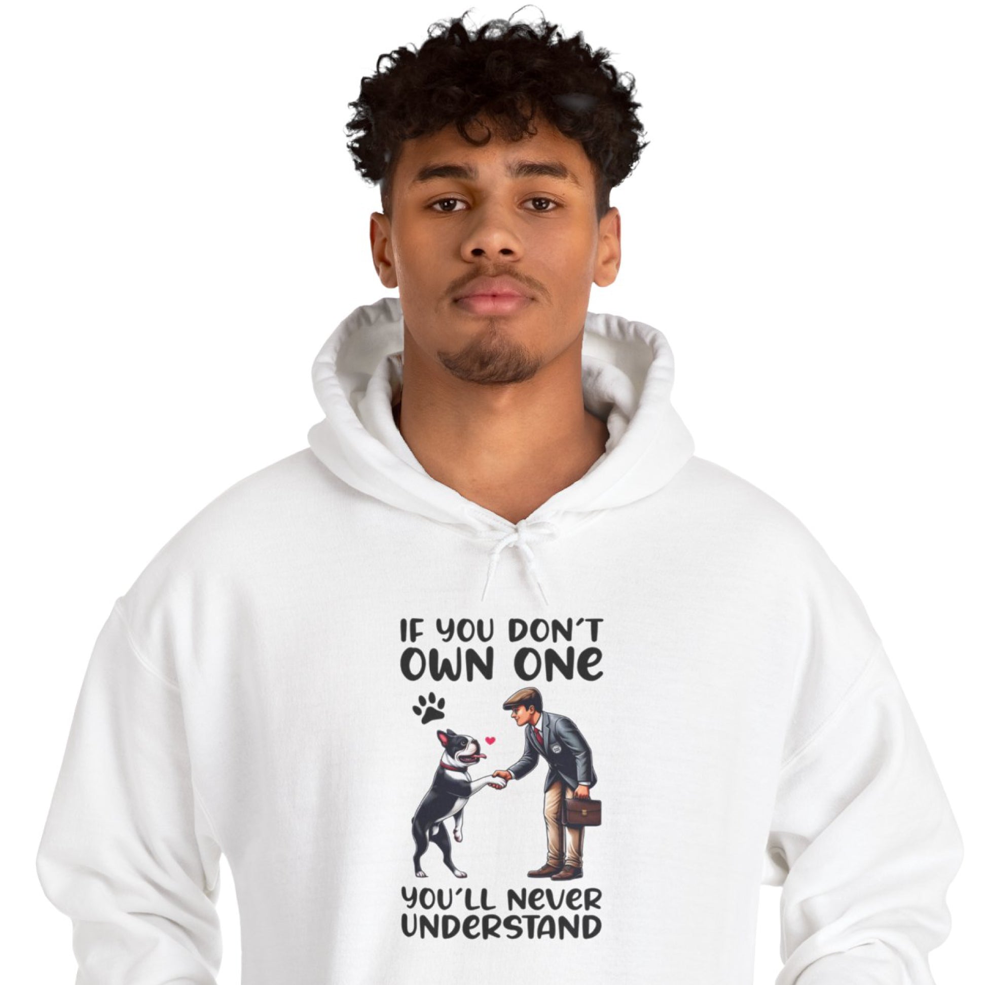 Culture-Inspired Sinatra - Unisex Hoodie For Boston Terrier Lovers fo...