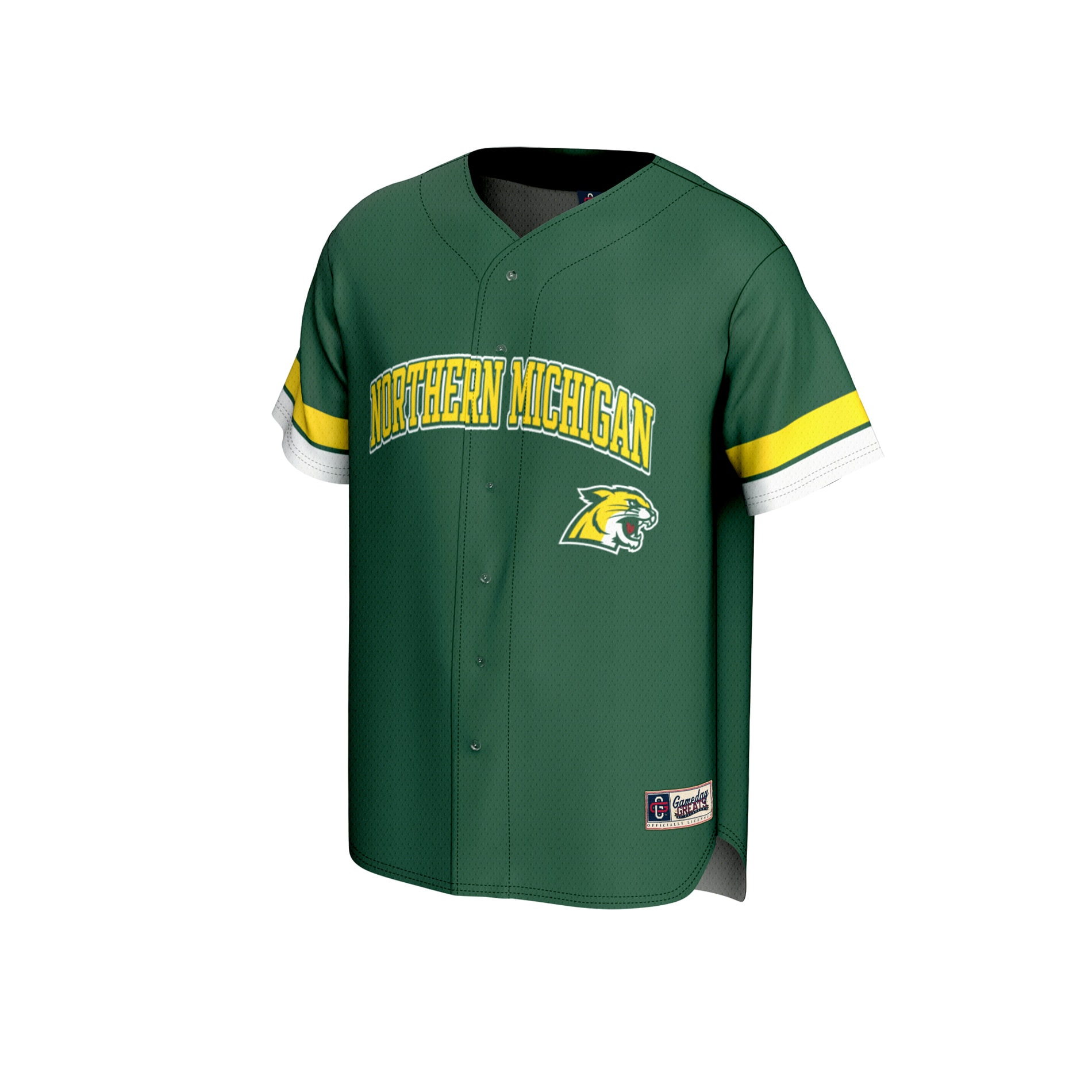 [NJP] Northern Michigan Wildcats GameDay Greats Youth Spirit Baseball Jersey - Green
