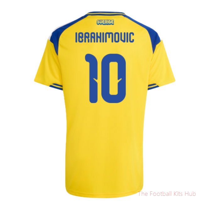 [SJH] 2026/27 Sweden Home Shirt (Kids) (Ibrahimovic 10)