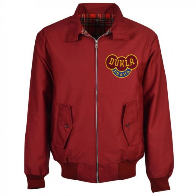 Dukla Prague Maroon Harrington Jacket Season Collection