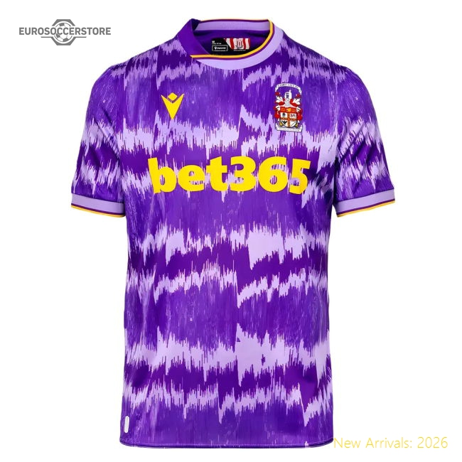 Stoke City Away Kit 2025-2026 Fan Style Jersey Game Ready