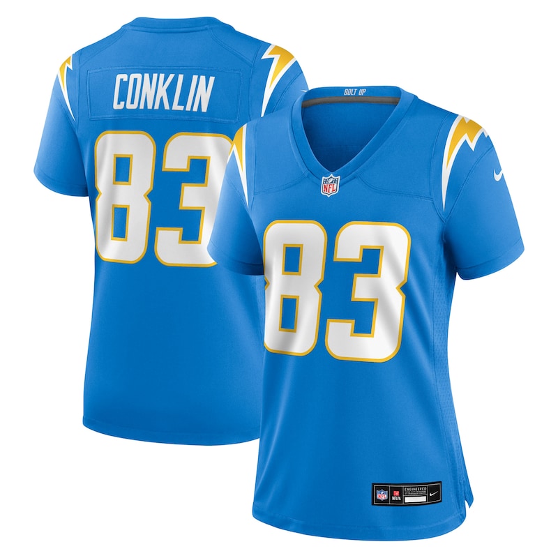 None Tyler Conklin Los Angeles Chargers Fan Favorite Team Limited E...