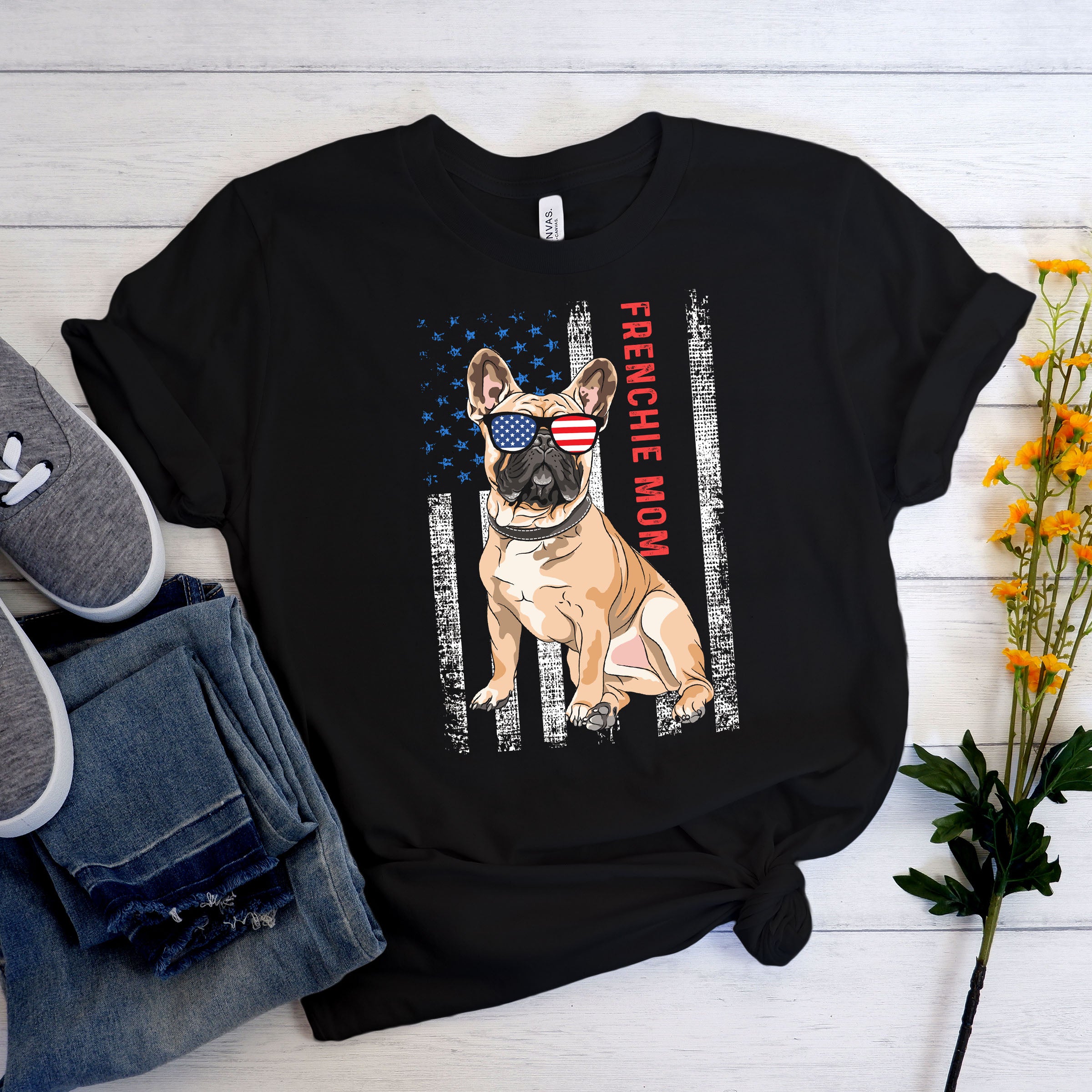 Momgram Frenchie - Frenchie Lover Unisex T-shirt Casual Wear