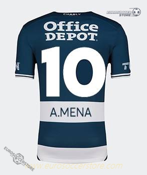 Pachuca's 24-25 Home Jersey, featuring A.Mena with the number 10
