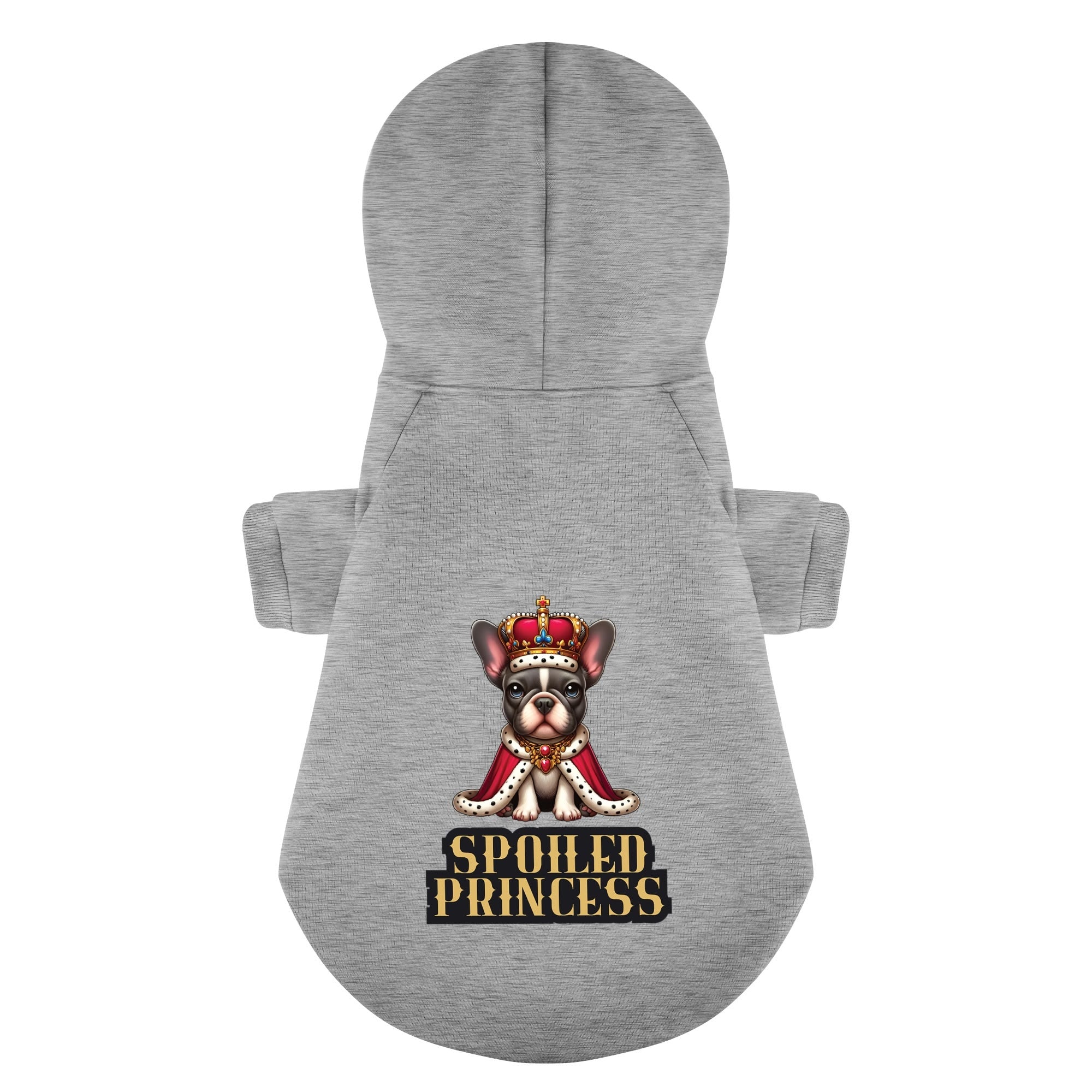 Spoiled Princess - Dog Owner Personalized French Bulldog Hoodies With Funny Quotes – Stylish, Cozy, And Premium 100% Cotton Frenchie Themed Wear