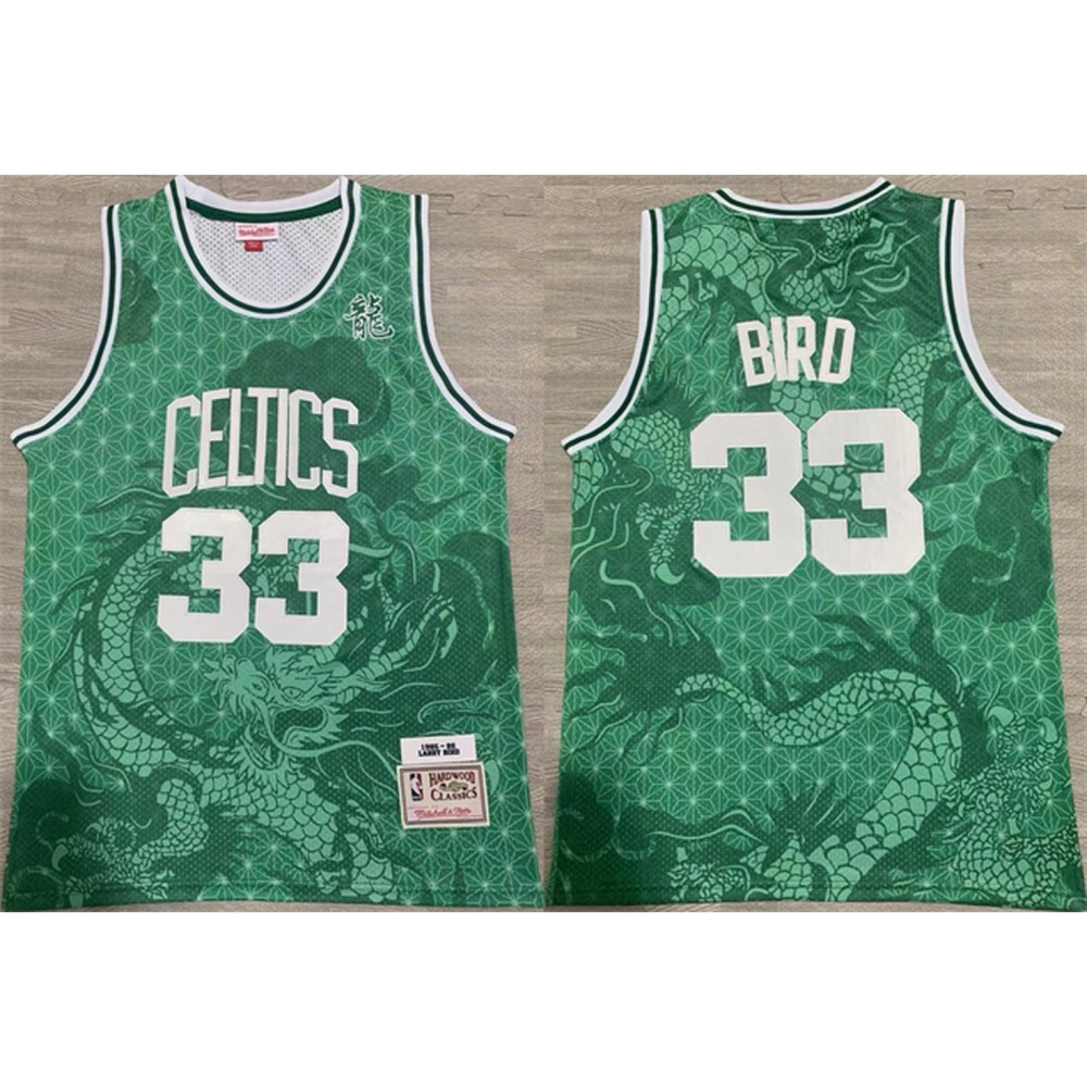 Premium Jersey Boston Celtics 33 Green - - Game Day Essential