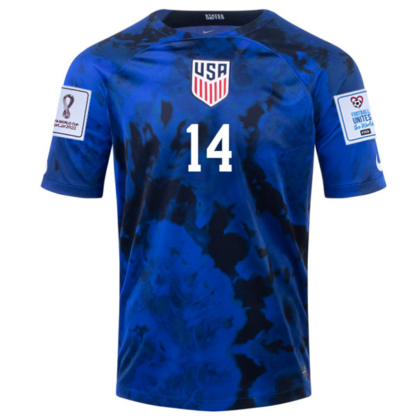 USA 2022-2023 FIFA World Cup Away Football Jersey –  Fan Version S