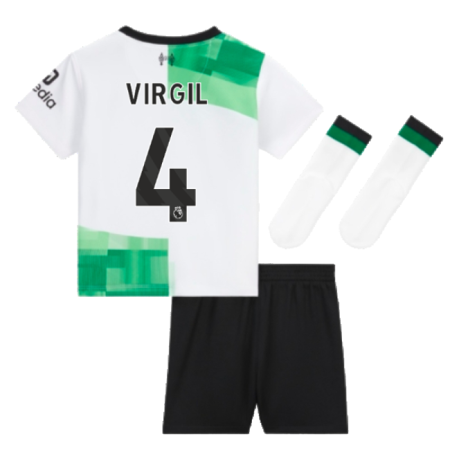 Match Replica Liverpool Away Replica Jersey (Kids) (Virgil 4) (1)