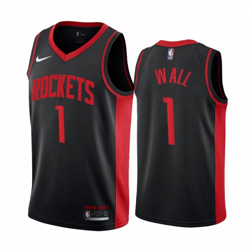 Clippers Black Houston Rockets #1 Jersey - On Sale Premium Quality