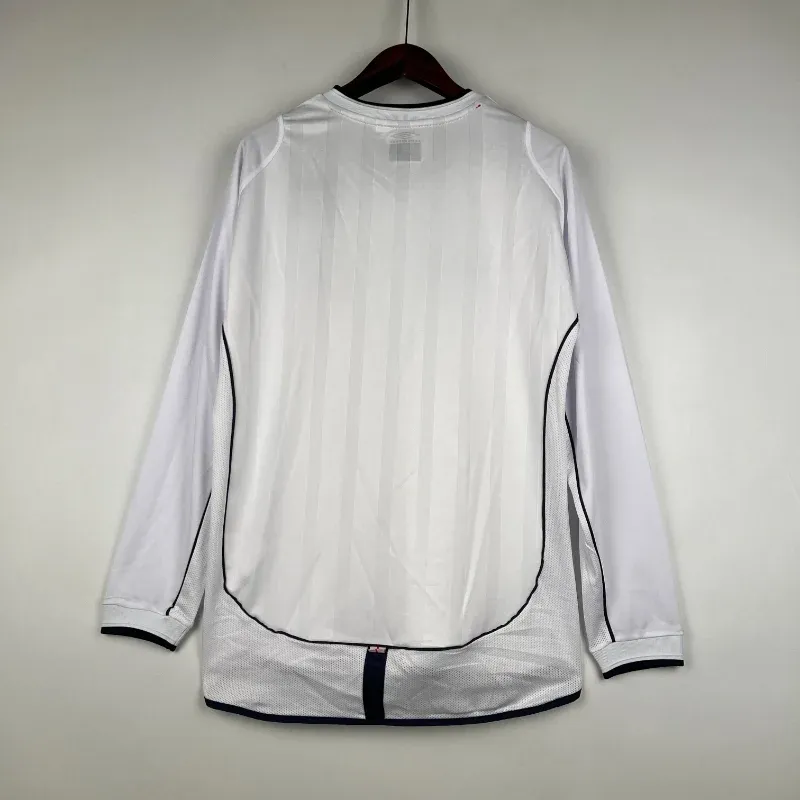 Cheap 2002 England Long Sleeve Jersey retro kit