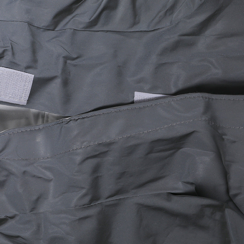 Culture-Inspired Reflective Frenchie Raincoat (wj10) for Casual Outings