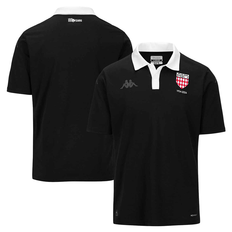 Genuine Breathable AS Monaco 2425 Centenary 4th Football Shirt