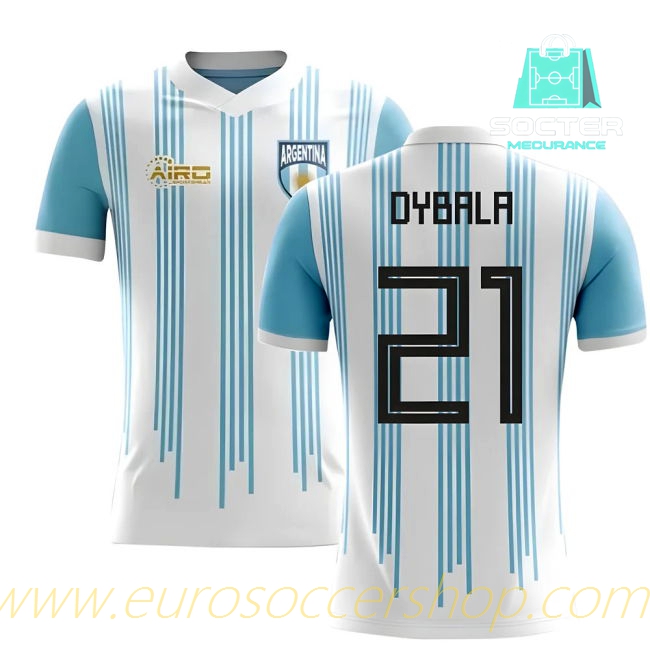 2025-2026 Season Argentine National Team Home Jersey Concept (Dybala 21)