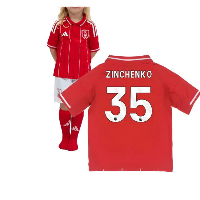 Quick-Dry Famous - 2025-2026 Home Authentic Jersey Zinchenko 35 A#672