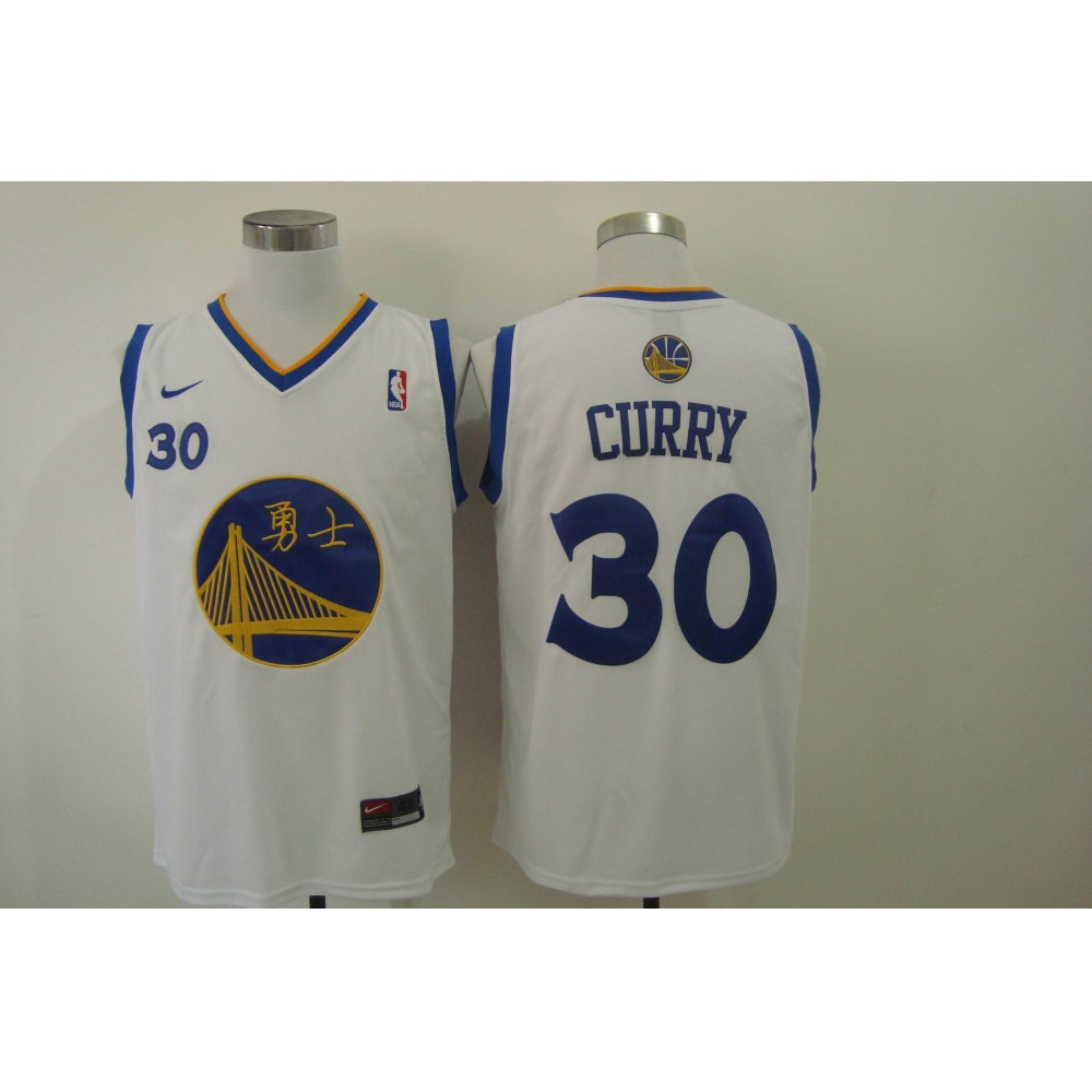 Performance Jersey Golden State Warriors Stephen Curry30 White -