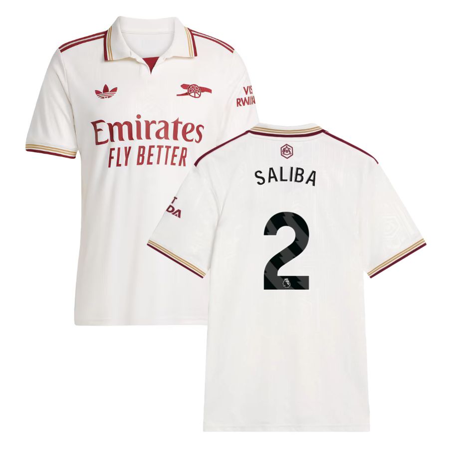 Arsenal Third Shirt 2025 2026 Saliba
