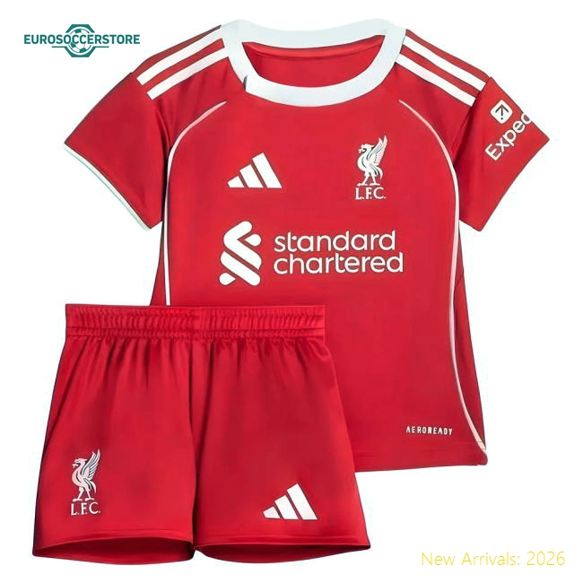 2025-2026 Liverpool Kids Soft Jersey Drycell Dri-fit Breathable