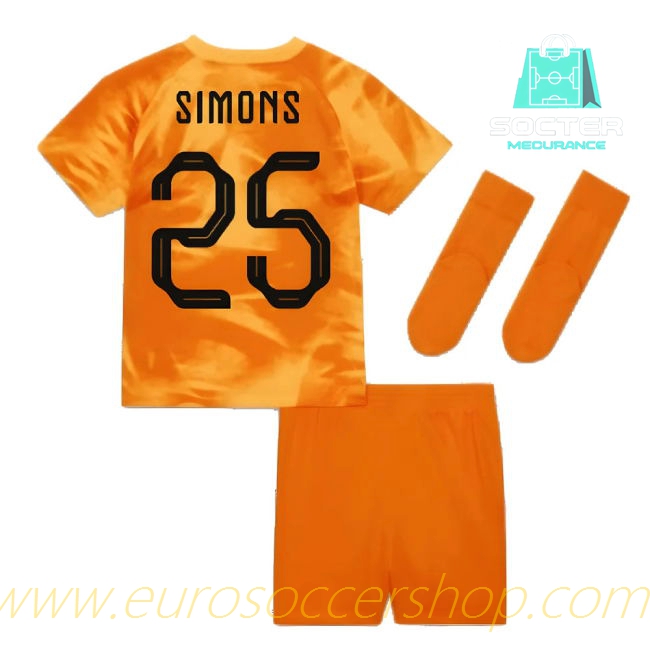 2022-2023 Holland World Cup Home Shirt (Simons 25)