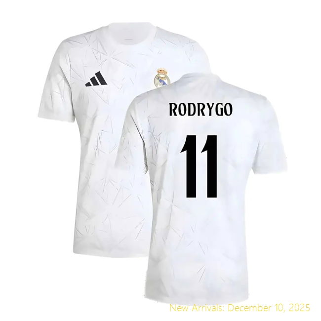 2024-2025 Real Madrid Home Shirt - Official Supporter Wear (Rodrygo...