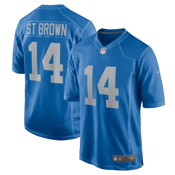 Performance None Game Jersey - Premium Blue NFL Fan Jersey | Game D...