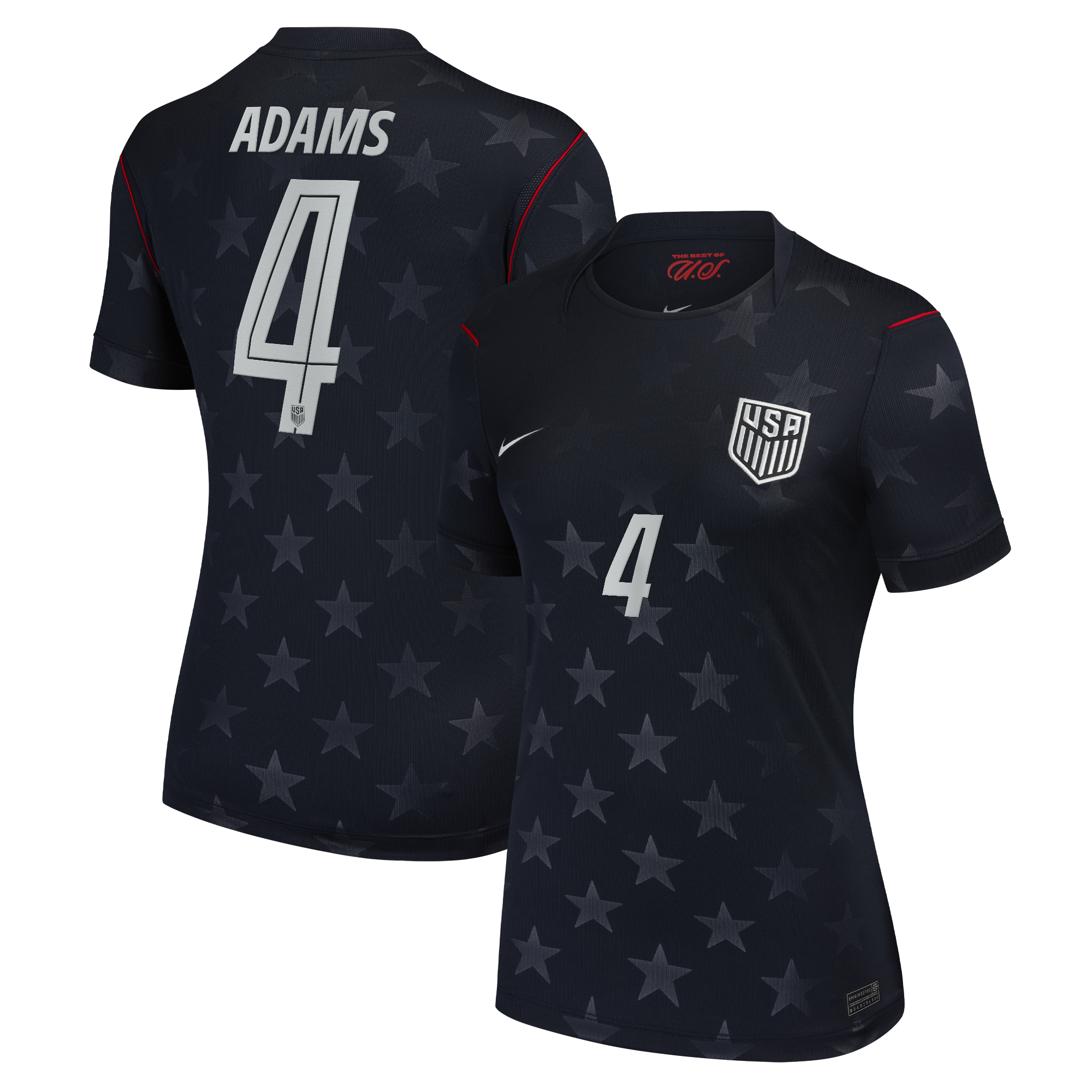 [JED] Youth Tyler Adams USMNT Women's 2026 Away Stadium Replica Jersey - Blue