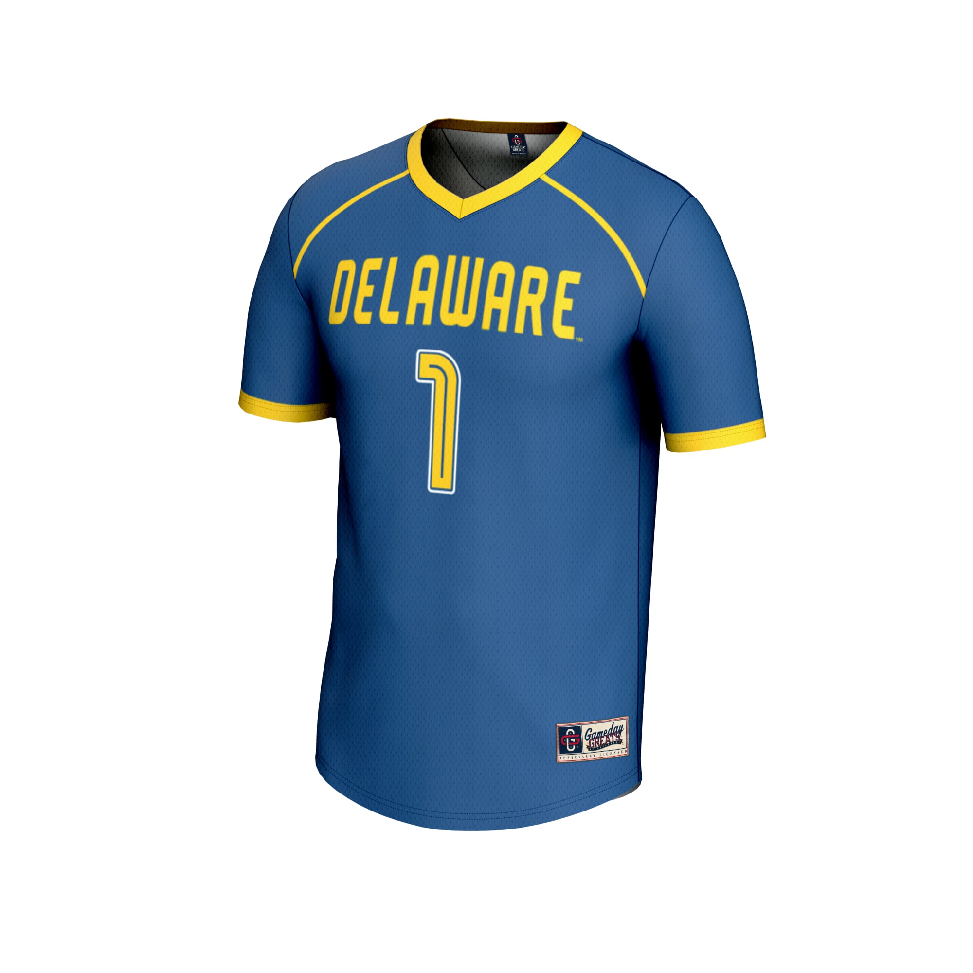 #1 Delaware Fightin' Blue Hens GameDay Greats Unisex Lightweight Women's Lacrosse Fashion Jersey - Blue