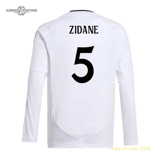 Real Madrid 2024-25 Home Fan Version For Kids (Zidane Game Day Jersey