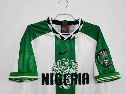 1996 Nigeria (nigeria) Visitante - Premium Fabric - Match Experience