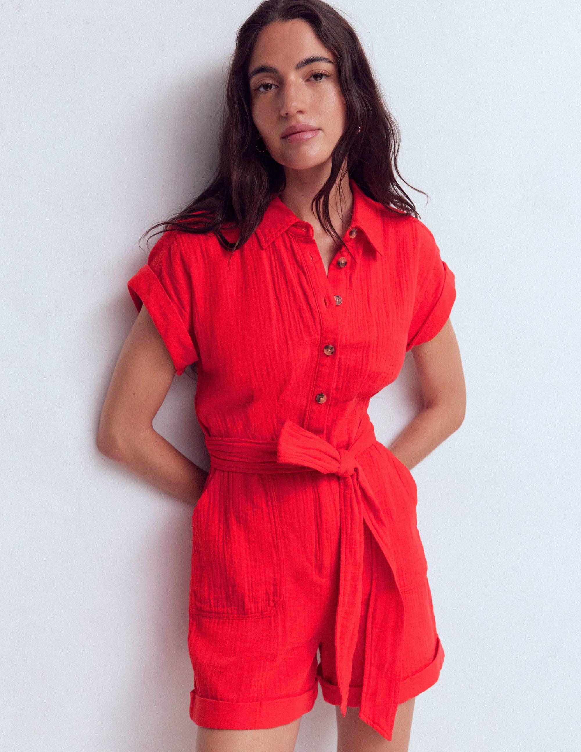Kay Double Cloth Playsuit