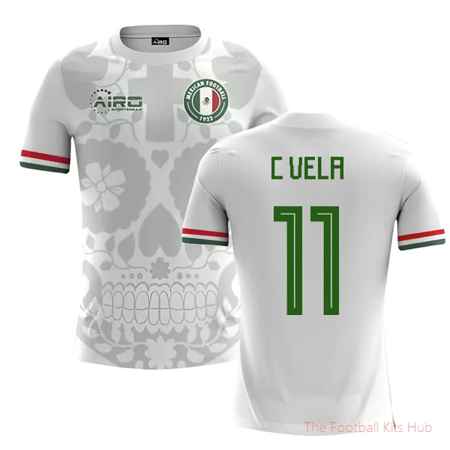 [LK] 2025/26 Mexico Away Football Shirt (C.Vela 11)