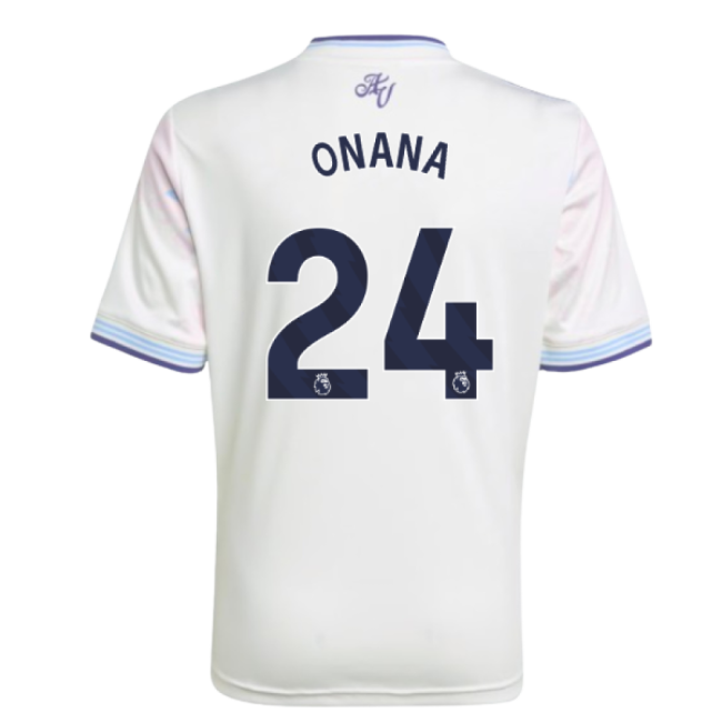 Superior Elite 2025-2026 Aston Villa Third Kit - Kids Onana 24
