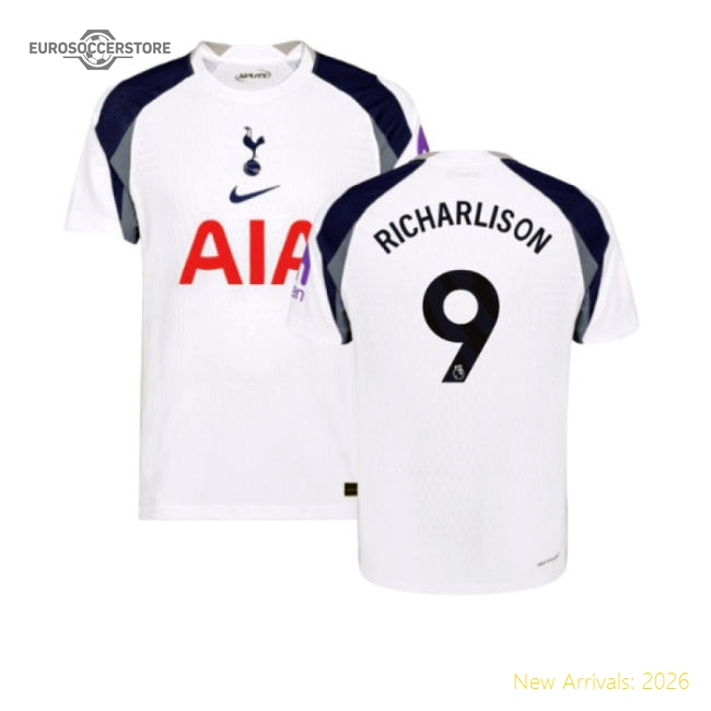 2025-2026 Spurs Hotspur Authentic Home Shirt (richarlison 9)