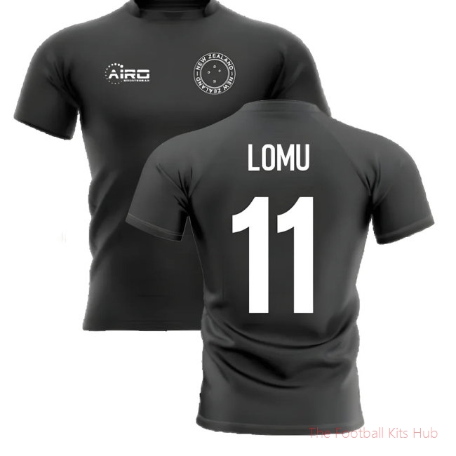 2025-2026 New Zealand Home Concept Rugby Shirt (Lomu 11)