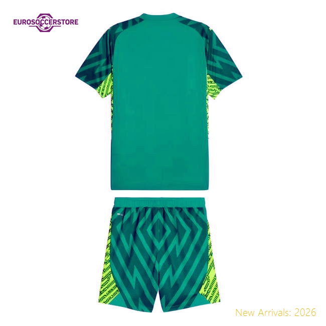 2023-2024 Man City Goalkeeper Mini Kit (Green)