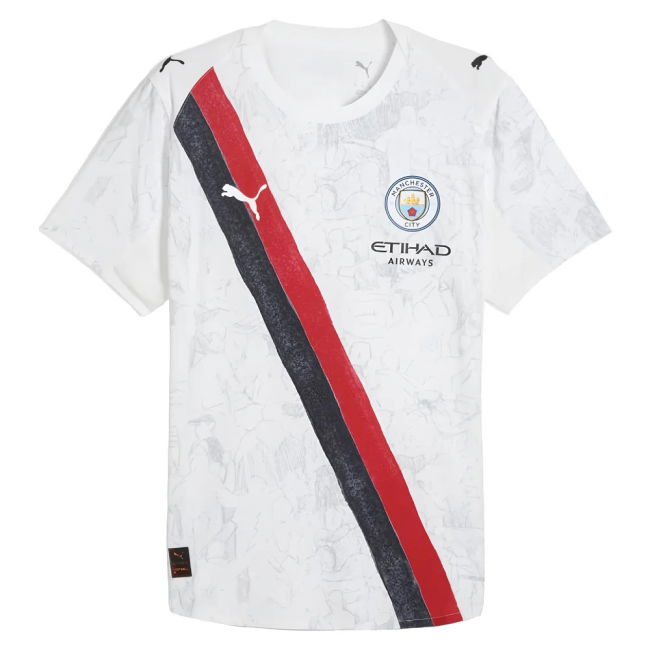 Kids Manchester City Club Sophisticated Home Team Kit (Bobb 52) (1)