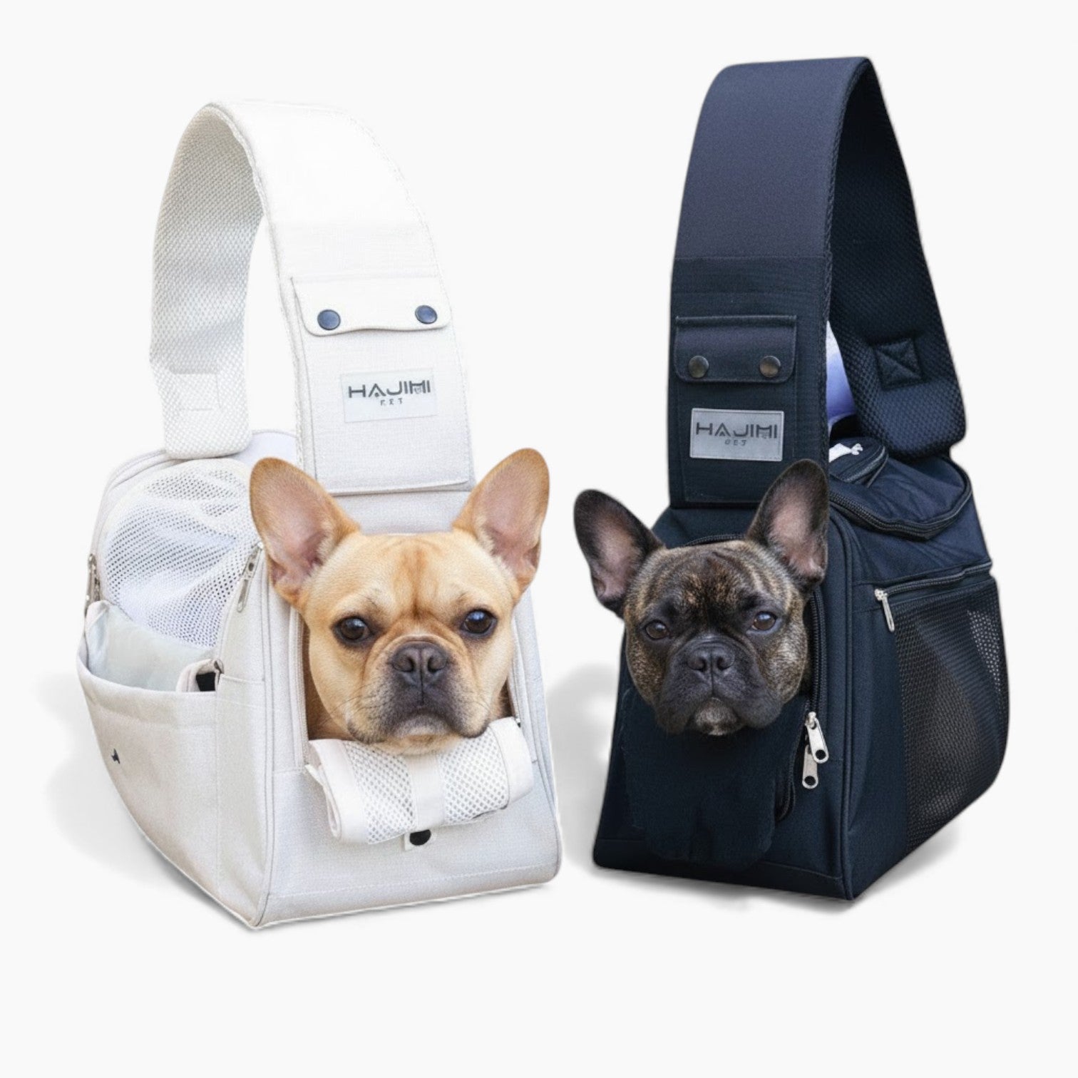 BullPaw Frenchie Outing Shoulder Carrier – Breathable Portable Dog Travel Bag