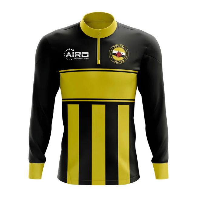 Match-Ready Top-Tier Brunei Concept Football Half Zip Midlayer Top