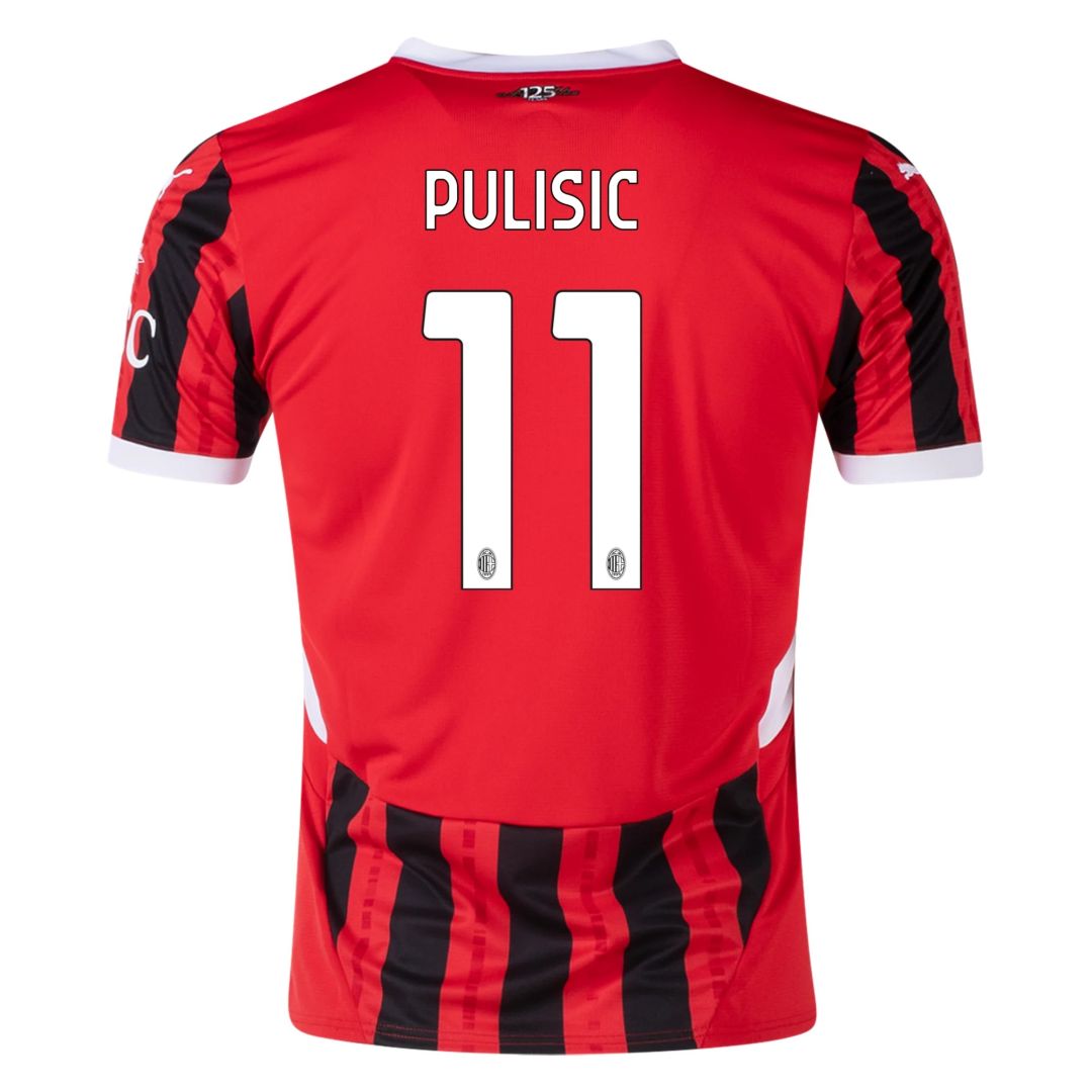 Licensed Lightweight AC Milan 2425 Home Shirt PULISIC 11
