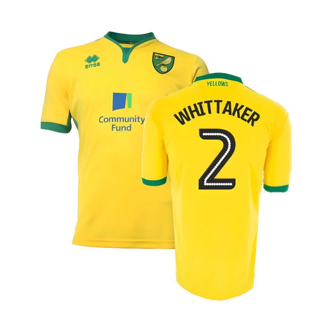 Premium Quality Match Day Norwich Home Shirt Good Xxl Whittaker #2...