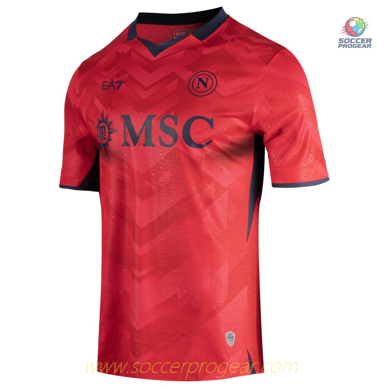 Napoli Football Jersey 2024/25 Collection Goalkeeper Red