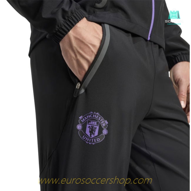 2025-2026 Man Utd Competition Vis Tech Pants (Black)